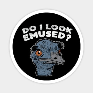 Funny Emu Bird Gifts, Funny Emo Music Quote Magnet